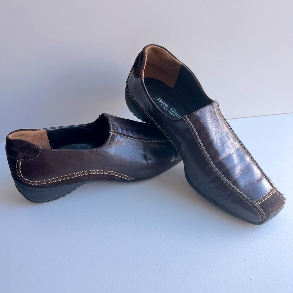 PAUL GREEN “LUCY” Loafers in Brown Leather | EU 5.5